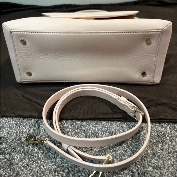 Kate spade Madison Ave pink leather flap satchel & wallet - Picture 4 of 11